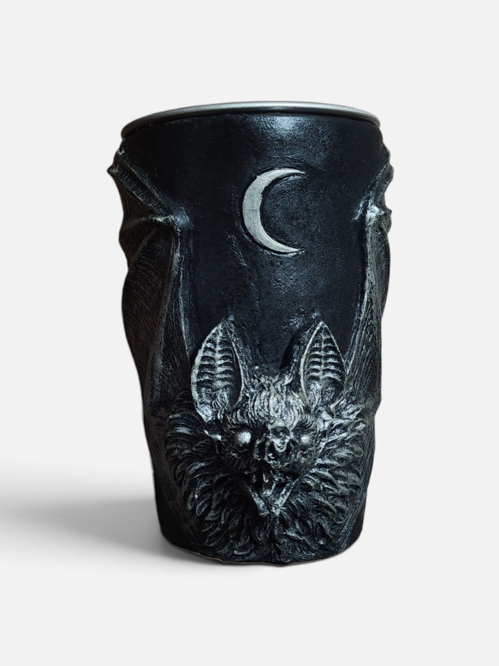 Black Bat Relief Decorative Art Vase - Brand